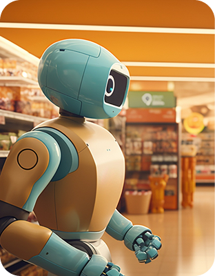 AI Robot in retail